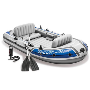 INTEX EXCURSION 4 BOAT SET 68324 excursion fishing sport series boat Inflatable  water Air Boat