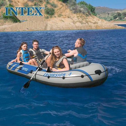 INTEX EXCURSION 4 BOAT SET 68324 excursion fishing sport series boat Inflatable  water Air Boat