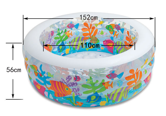 Intex 58480 Inflatable Aquarium Swimming Pool