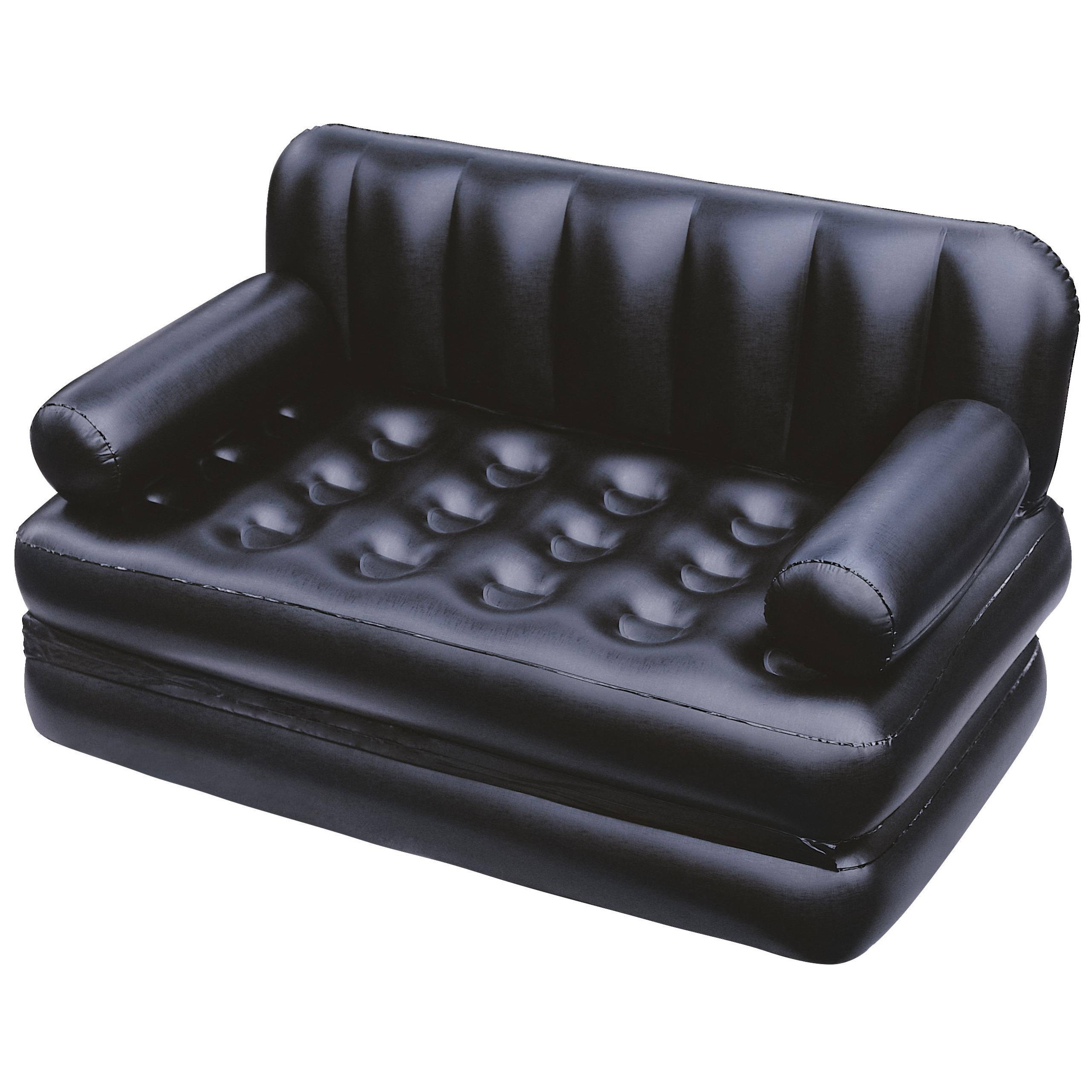 Bestway 75054 Family-Friendly Inflatable Sofa Bed 1 Air Sofa Chair Outdoor/Indoor Use Hotel Relaxing Lounge Couch Live