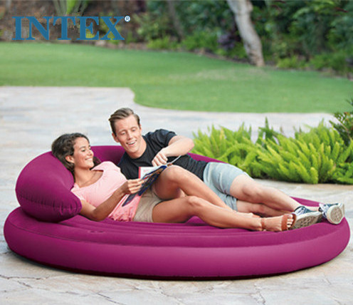 Intex 68881 Guest Bed 191x53 cm Round Inflatable  Daybed Ultra Lounge Sofa