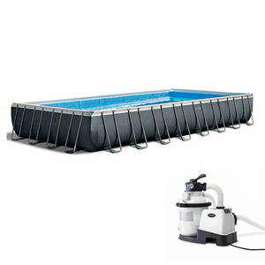 Intex 26364 24"  7.32M Family Rectangular Frame Above Ground PVC Swimming Pool