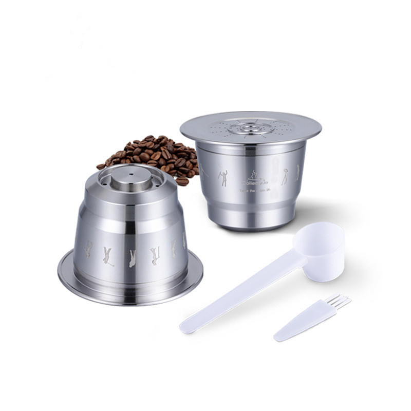 Hot item Empty Stainless Steel Reusable mini Coffee Capsule