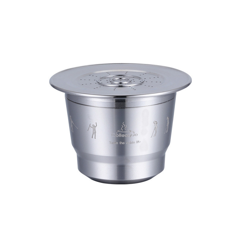 Hot item Empty Stainless Steel Reusable mini Coffee Capsule