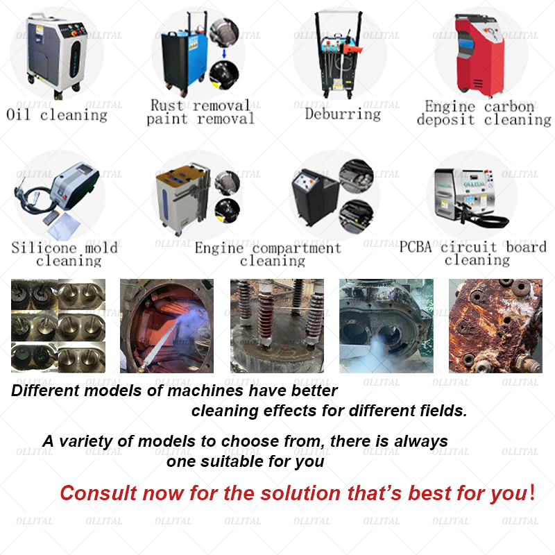 OLLITAL T6 Dry Ice Blasting Machine For Industrial Cleaning Dry Ice Cleaning Machine Carbon Cleaning Dry Ice Blasting