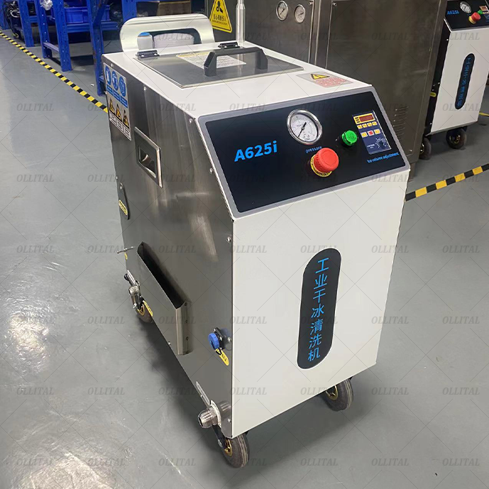 A625i Dry Ice Cleaning Machine Dry Ice Blasting Machine For Car Engine Cleaning Dry Ice Blasting Machine