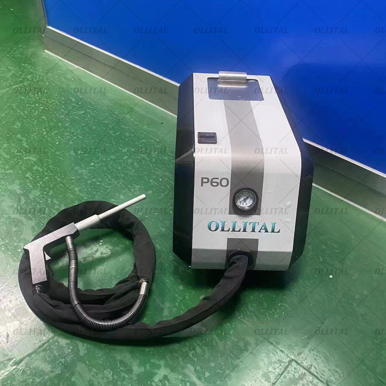 Ollital Portable P60 Pure Pneumatic Dry Ice Blaster Cleaner Dry Ice Cleaning Machine Best Price Factory Supply Dry Ice Blaster