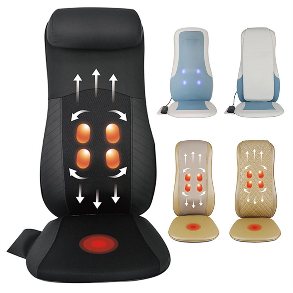 Portable Comfortable Heat Shiatsu infrared Vibrating Sofa Bed Massage Cushion With Heating