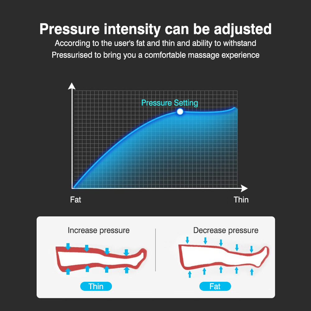 Chinese Supplier foot pressure massage device machine electric recovery boots full air compression leg massage