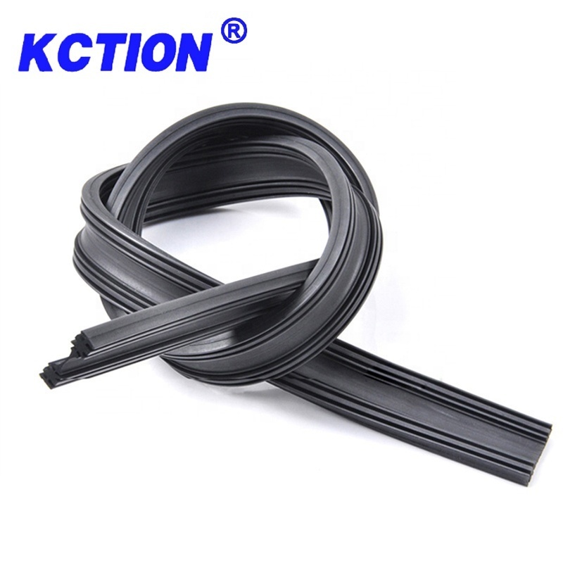 2024 Wholesale Big Sale Replacement  Car Accessories 6mm Universal Black Soft Rubber Wiper Refill