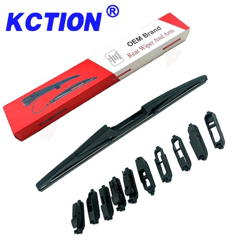 Kction Factory Wholesale Price Rear Back Glass Wiper 13 Universal  Adapters  Multi-functional Rear Windshield Wiper Blades