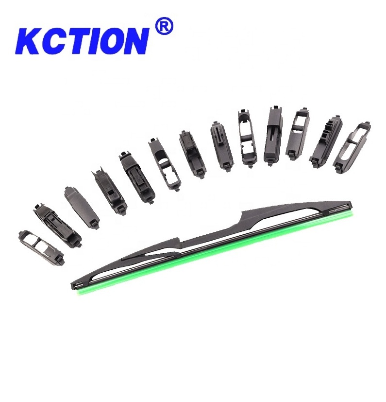 Kction Wiper Arm Blade Rear Defender Back Glass Wiper 13 Adapters Car Accessories Multifunctional Rear Windshield Wiper Blades