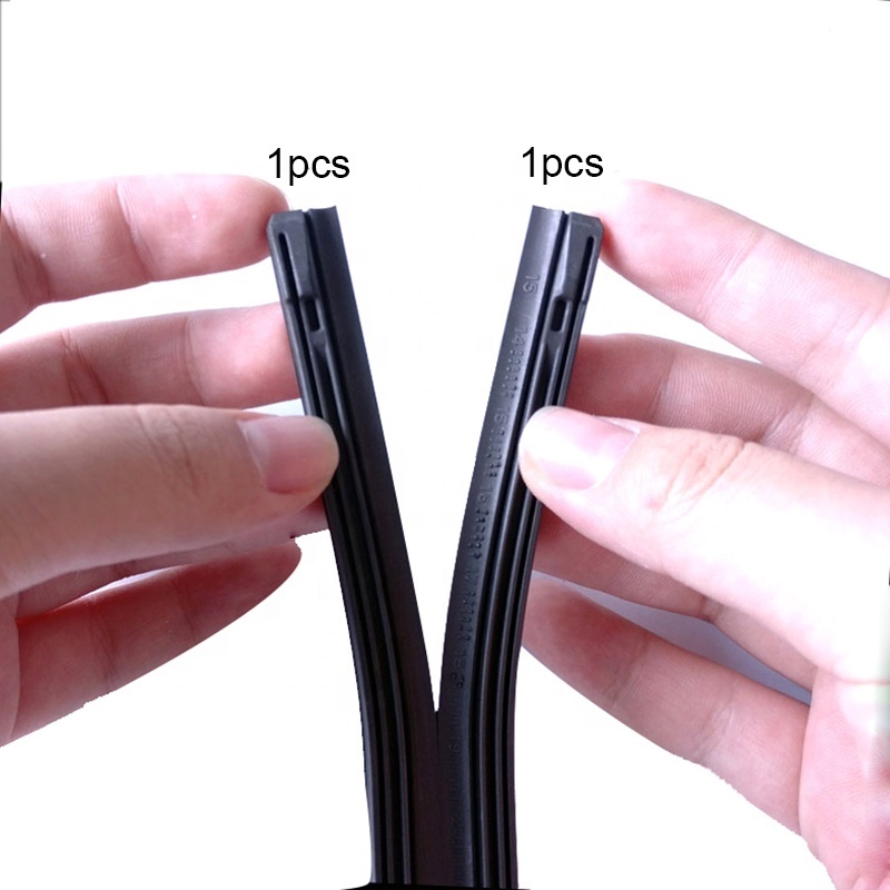 Up to Longer Life Frame Steel Wiper Blade Premium All-Season Beam Windshield Wiper Blades Replacement 6mm Rubber Refills