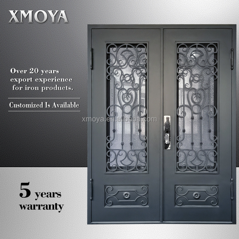 Exterior Main Entry Wrought Iron Door Front Entrance Door Of The House With Password Lock Villa Door Designs