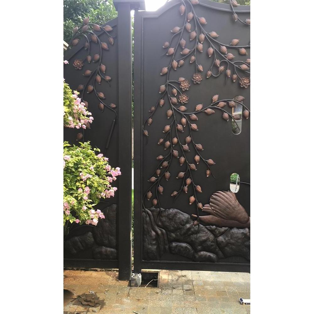 Latest Popular Main Door Iron Grill Gate Design