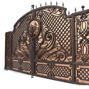 gates Modern Wrought Iron Main Gate Designs Auto Electric Steel Gate Design Front Door Safety Security Iron Villa Security Gate