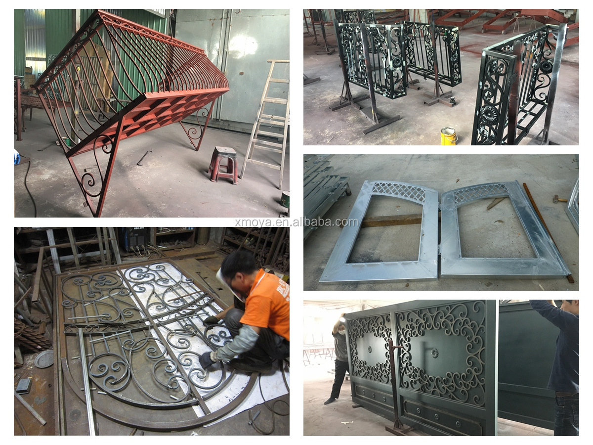 Swing Driveway Gates Wrought Iron Main Gate Designs Villa Used Iron ...