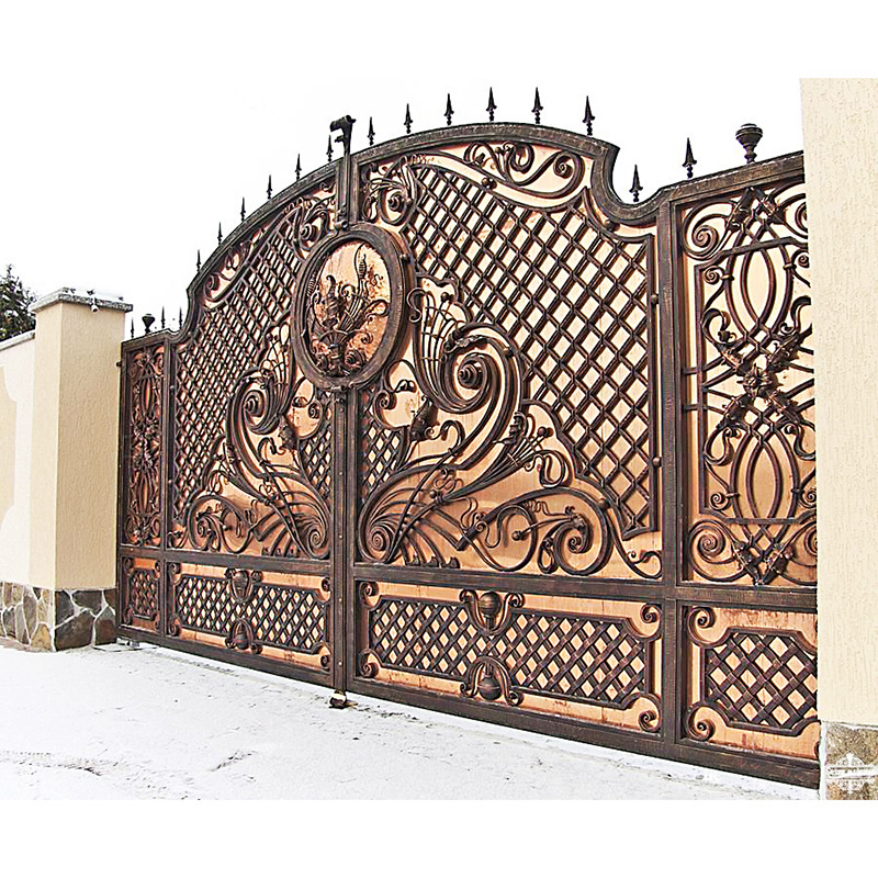 Gates Driveway Iron Pipe Door Design Modern Main High Quality Wrought Iron Gate Grill Designs Simple For Villa