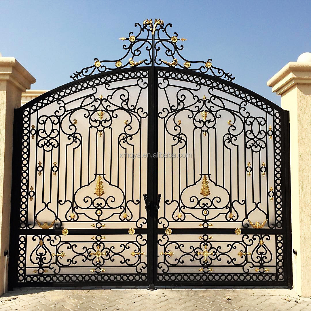 Gates Driveway Iron Pipe Door Design Modern Main High Quality Wrought Iron Gate Grill Designs Simple For Villa