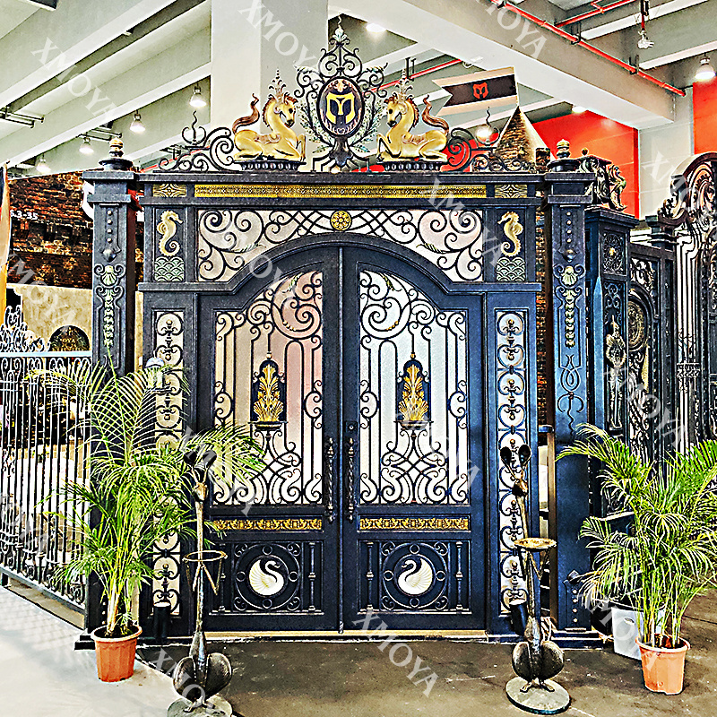 Latest Popular Main Door Iron Grill Gate Design