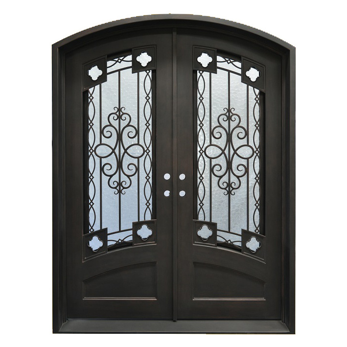 Nigeria interior front wrought iron doors design