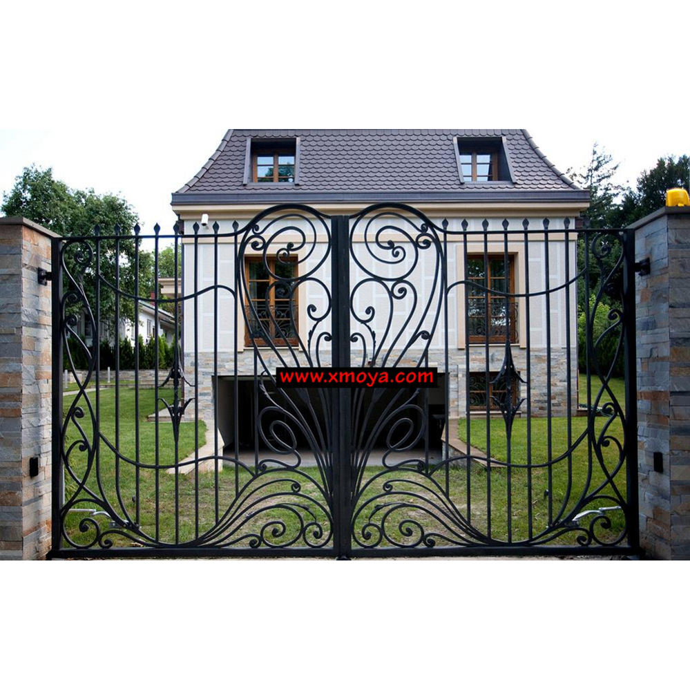 Modern Wrought Iron Metal Screen Garden Fence Outdoor Laser Cut Edging Fencing Custom Decorative Garden Fences Customized Size