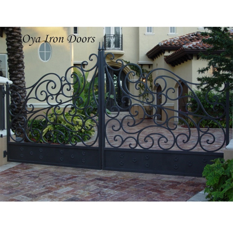 Wrought Iron Gate Design From Nigeria