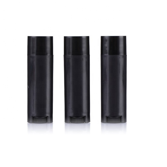 4.5g 5g plastic chapstick tube lip balm container tube with over lid