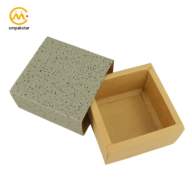 New Arrivals China factory direct recycled custom craft drawer Kraft paper match packaging box