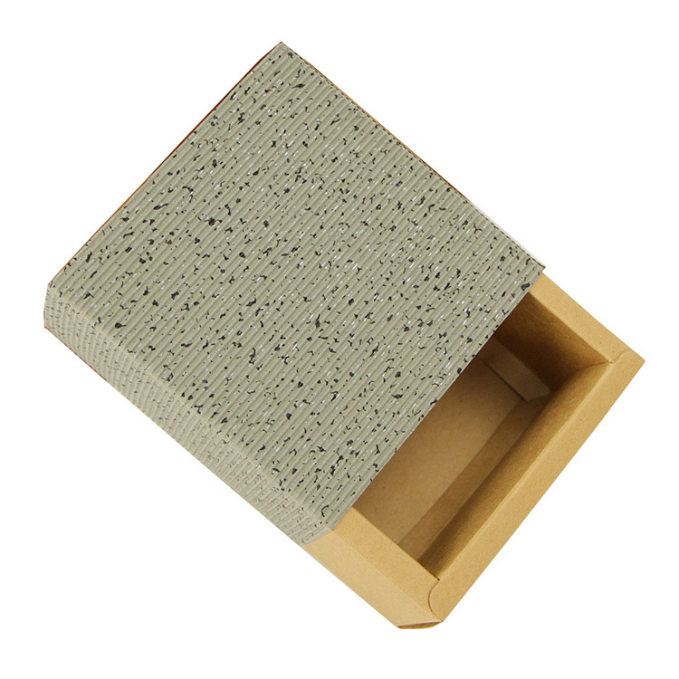 New Arrivals China factory direct recycled custom craft drawer Kraft paper match packaging box