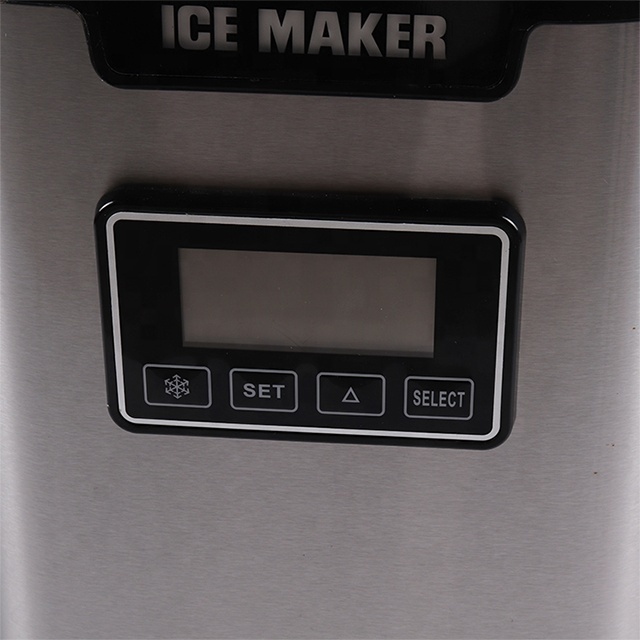 Small Ice Maker Machine Free Sample Popular Wholesale Hot Sale 12kg/24hrs 2.2L 0.8kg Electric Stainless Steel Snowmaker Machine