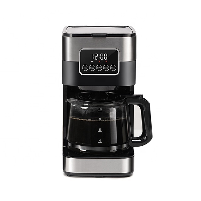 Home personal wholesale 1.5 L Smart LCD Touchscreen Anti-drip Automatic drip coffee maker automatic coffee making machine