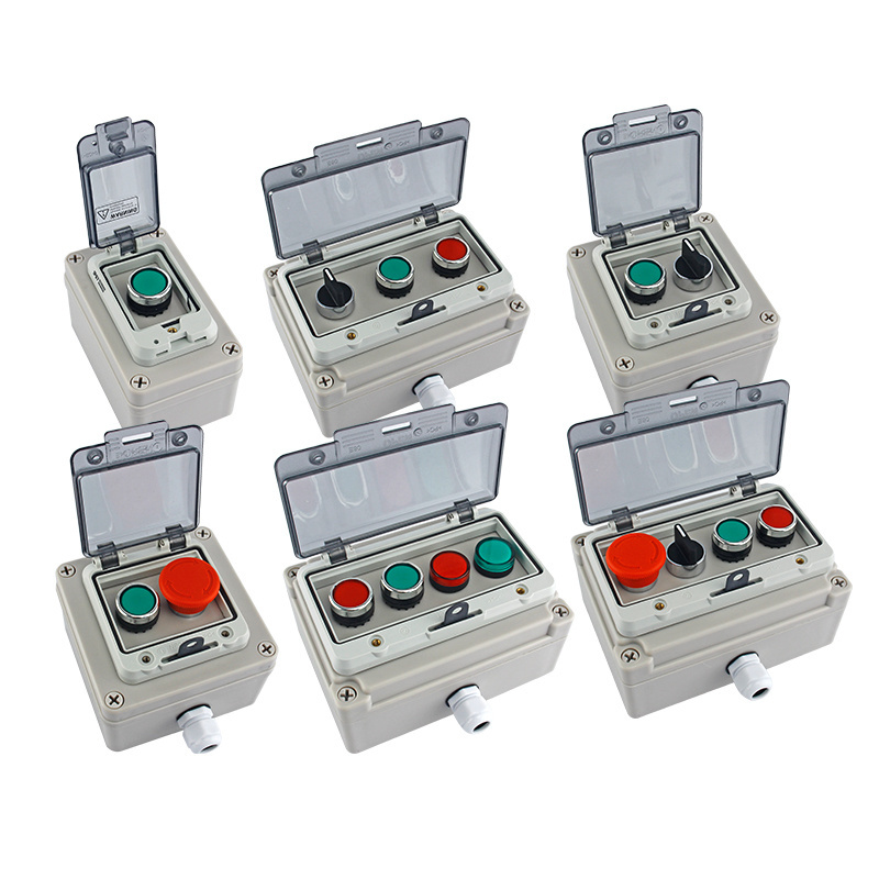 IP66 metal cast Aluminum Anti-Explosion switch button box Electrical protection control box with CE