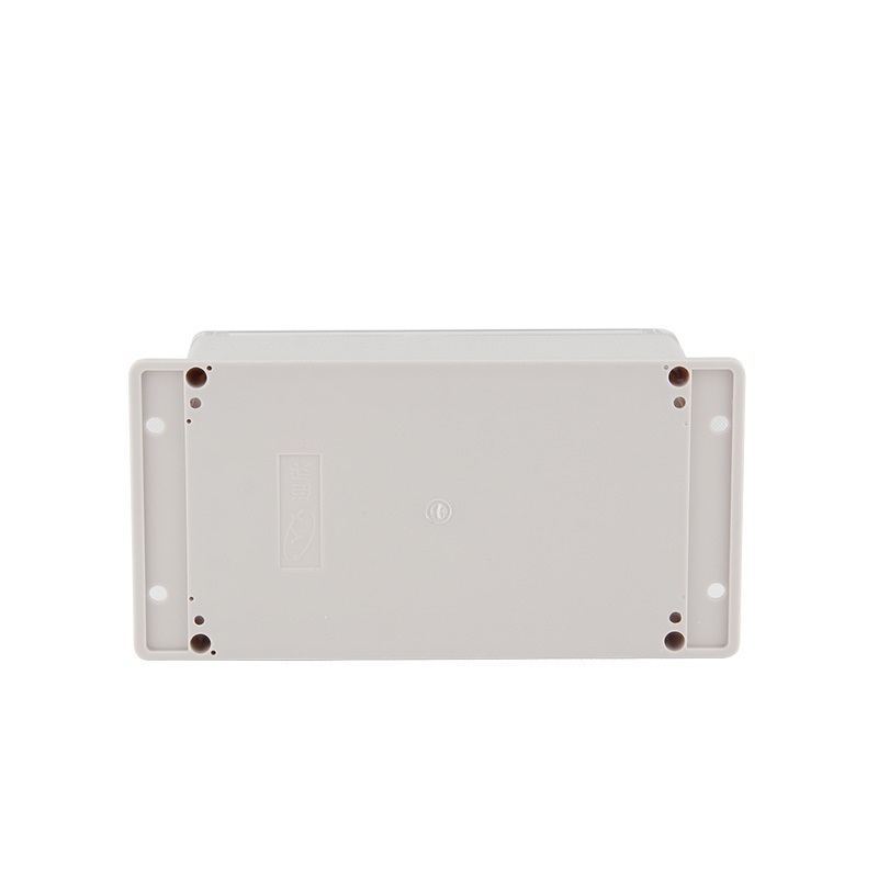 CCTV IP67 PC ABS plastic junction box Outdoor waterproof control enclosure with transparent cover and mounting ears