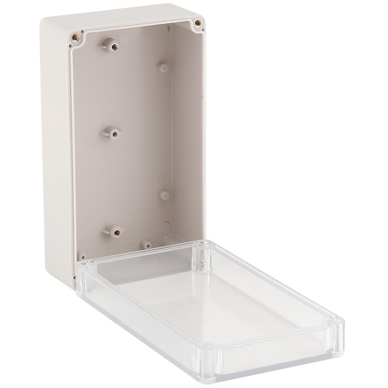 Wholesale IP67 PC ABS plastic junction box Outdoor electrical control enclosure with transparent cover