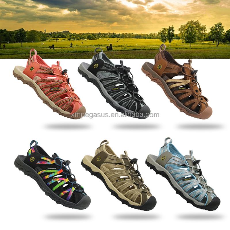 Athletic Sport Wear Closed-Toe Beach Outdoor Adjustable Hiking Sandals For Women