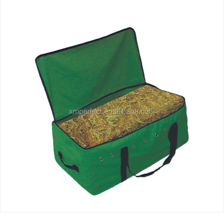 Factory Directly Free Samples Horse Feeder 600D PVC Hay Bale Bag for Horse