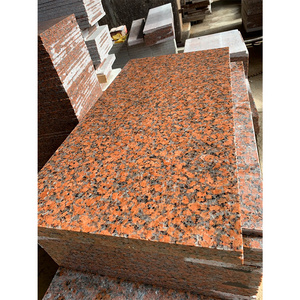 Flexible Natural Stone Red Rough Granite Stone Customized Marple Red Granite Slabs Countertops