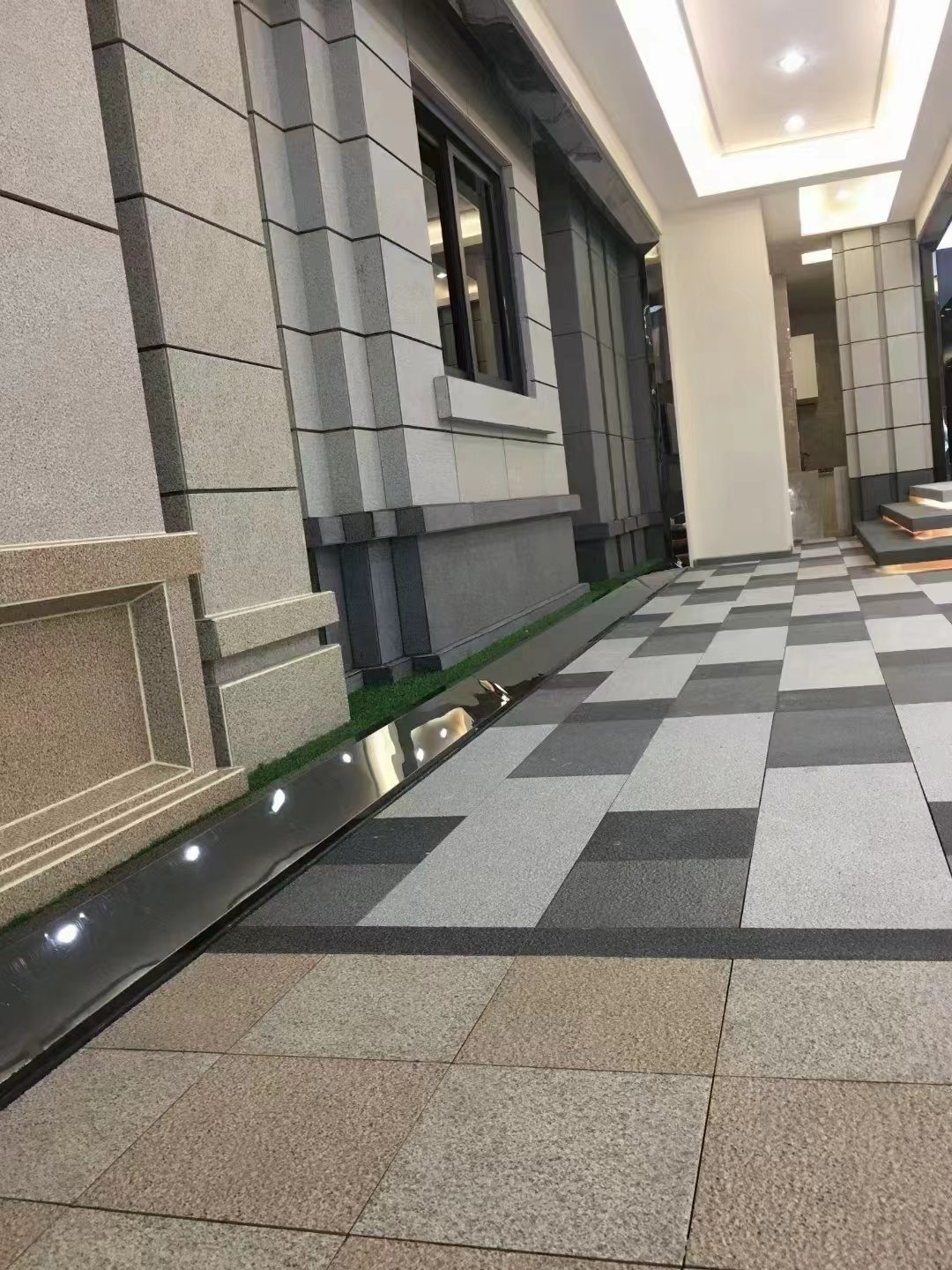 Paving series brick floor and facade series wall