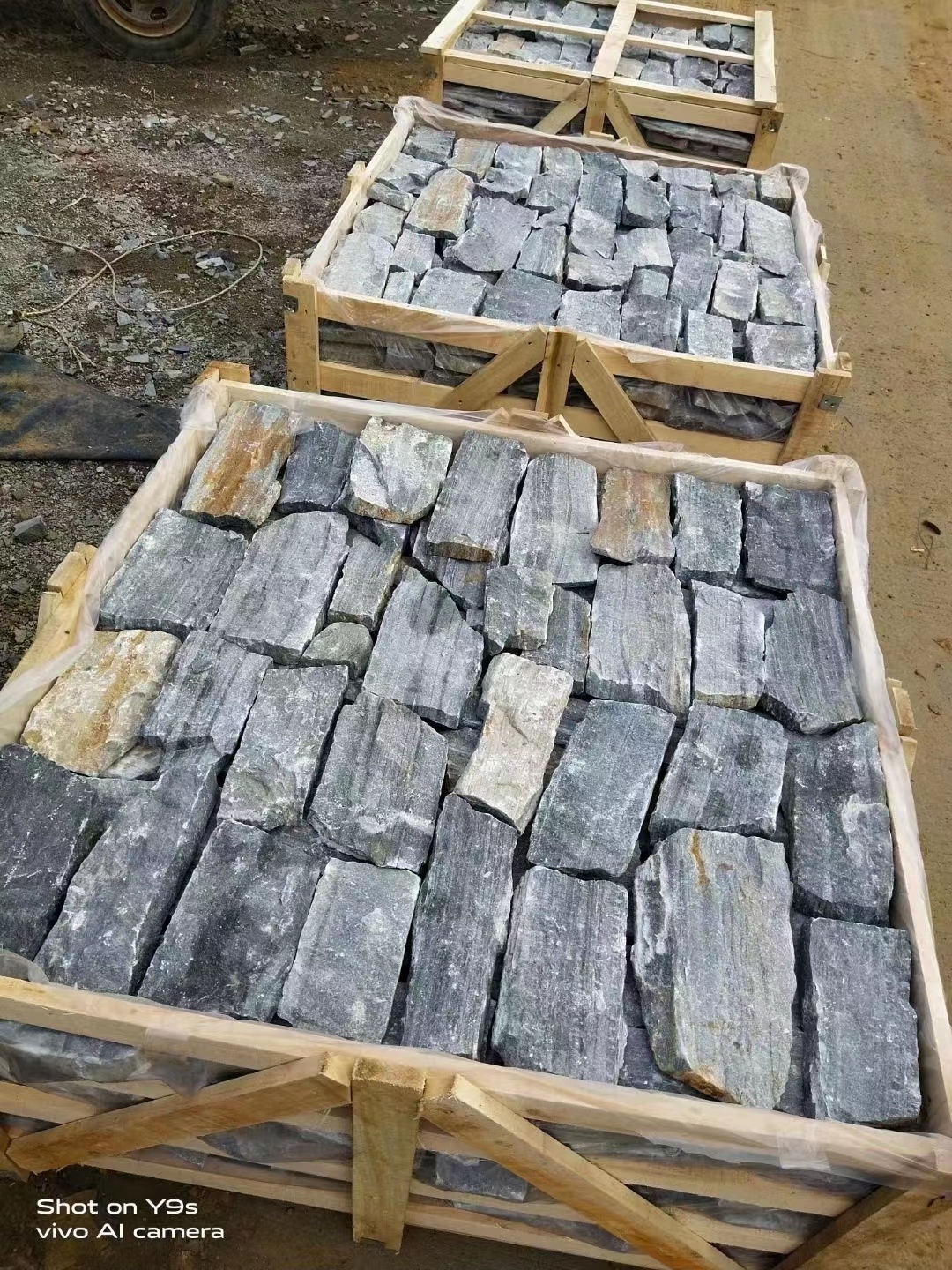 Cheaper Veneer Wall Blue Quartzite Slate Natural Cultural Stone