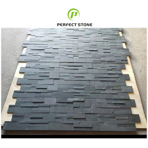 Cheap Black Slate Natural Culture Stone Wall Cladding