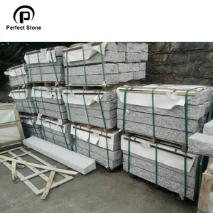 Chinese Slight Grey  G603  Pipeapple raw granite blocks Cube Stone Paving Stone