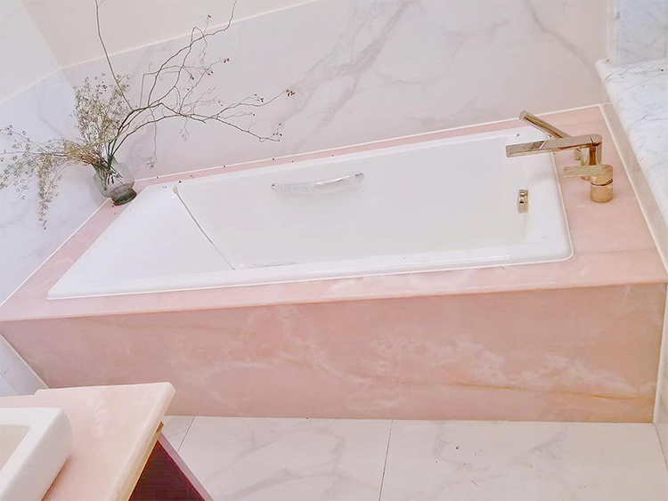 Best Quality Pink Onyx Marble Stone Slabs For House Decoration