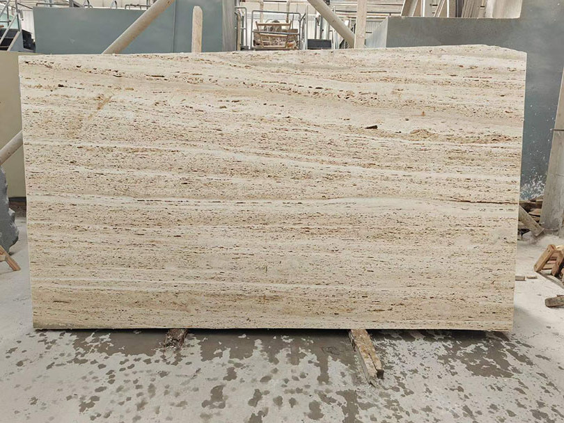 Italy Beige Travertine Slab White Travertine Stone For Villa Flooring and Wall Stone