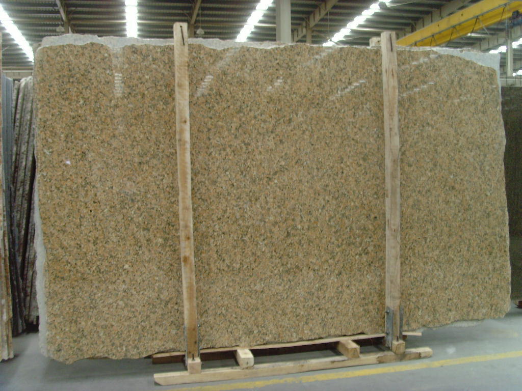 Cheap Wholesale Polished Yellow Granite Stone Slabs