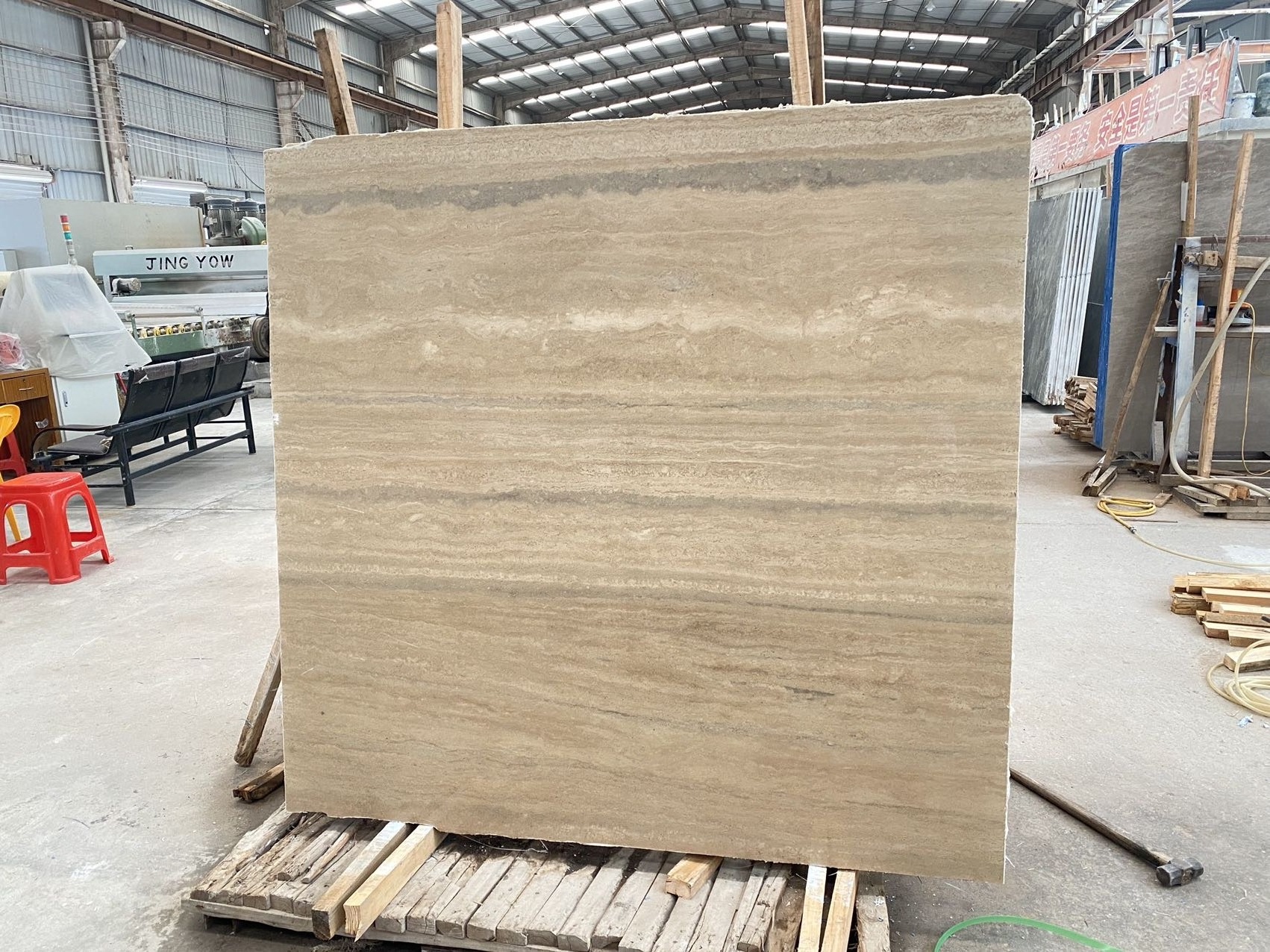 White Natural Stone Travertine Wholesale Chinese Cheap Stone Beige Marble Products