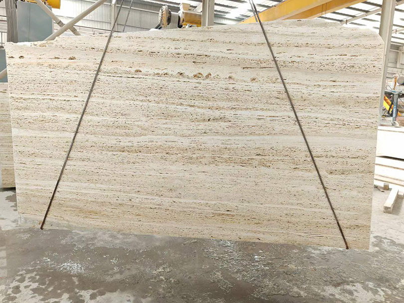 Italy Beige Travertine Slab White Travertine Stone For Villa Flooring and Wall Stone