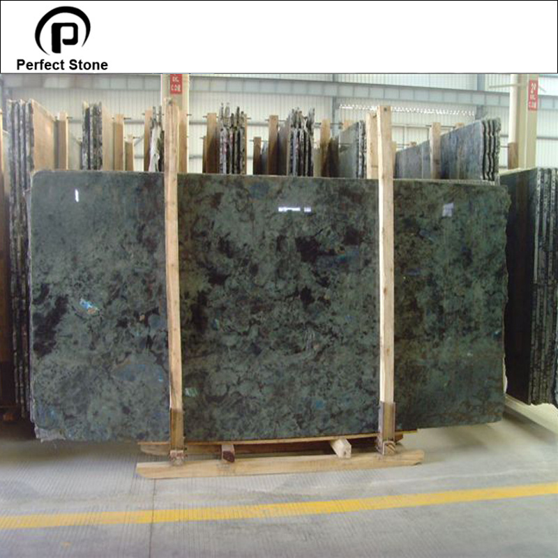 High quality Labradorite blue granite slab lemurian blue granite slab