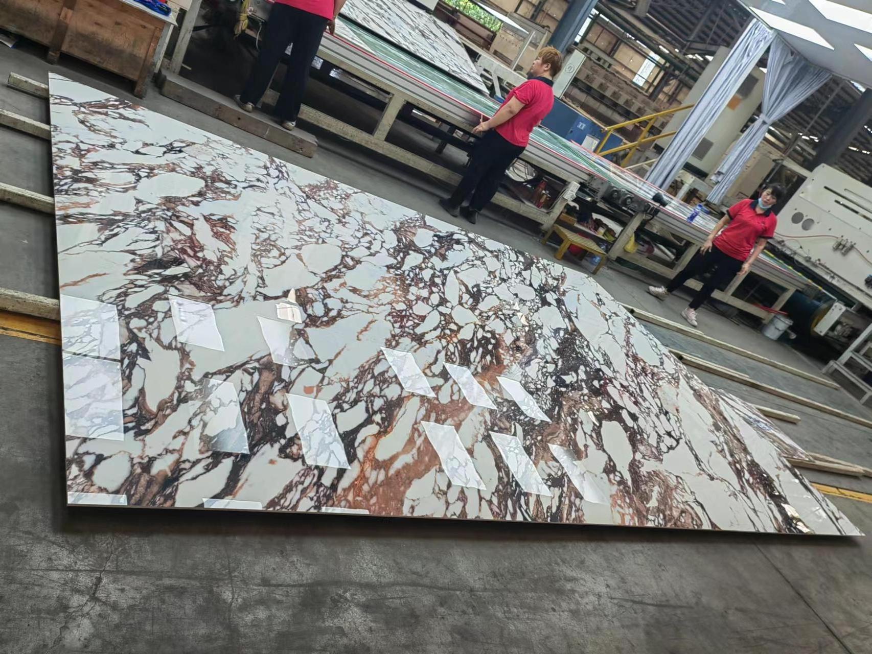 Calacatta Viola Marble Sintered Stone Wall Slab Wholesale