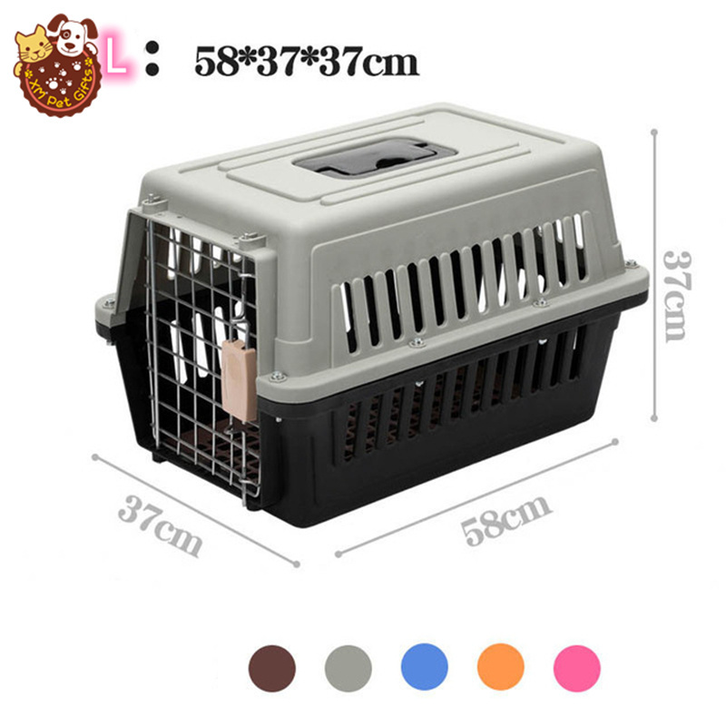 Hot sale portable pet outdoor carrier airline cat dog cage Travel carrier